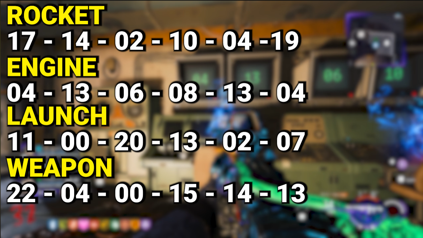 Zarya Souls Cheat Sheet Numbers
